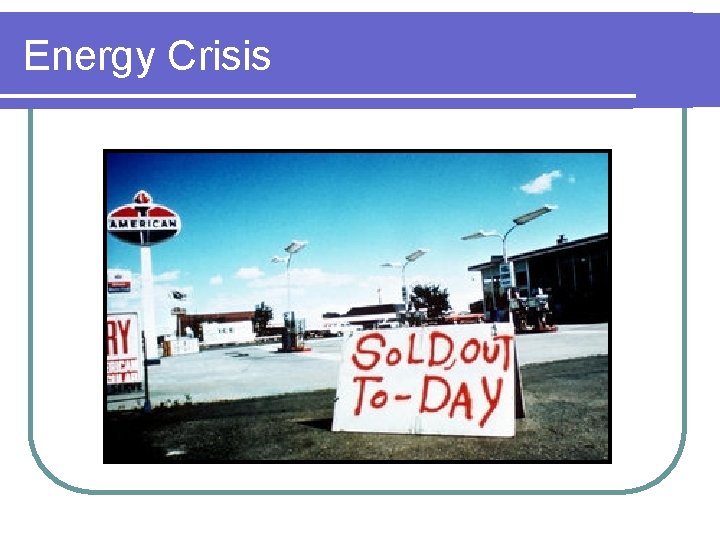 Energy Crisis Energy Crisis