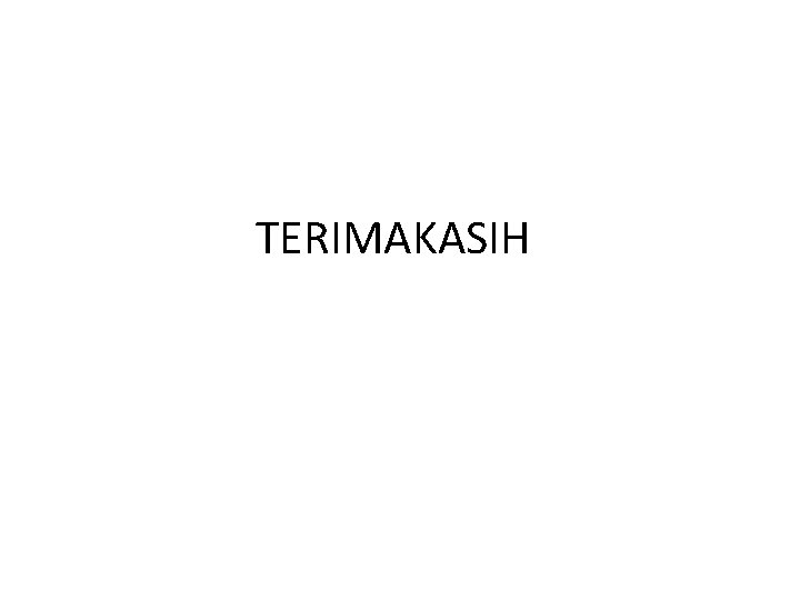 TERIMAKASIH 