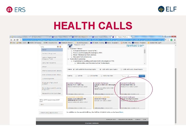 HEALTH CALLS HEALTH CALLS