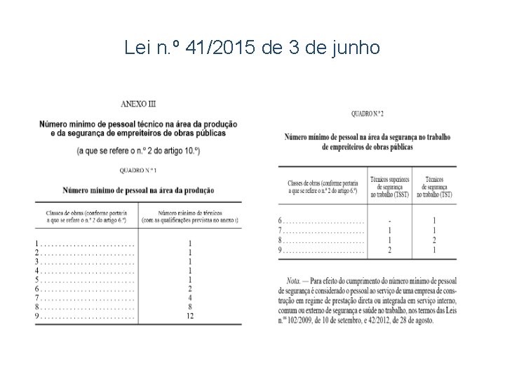 Lei n. º 41/2015 de 3 de junho 