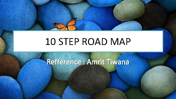 10 STEP ROAD MAP Refference : Amrit Tiwana 