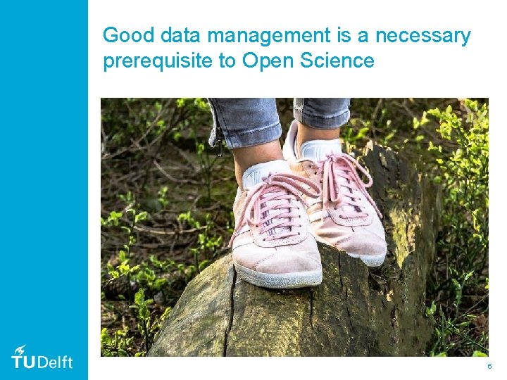 Good data management is a necessary prerequisite to Open Science 6 