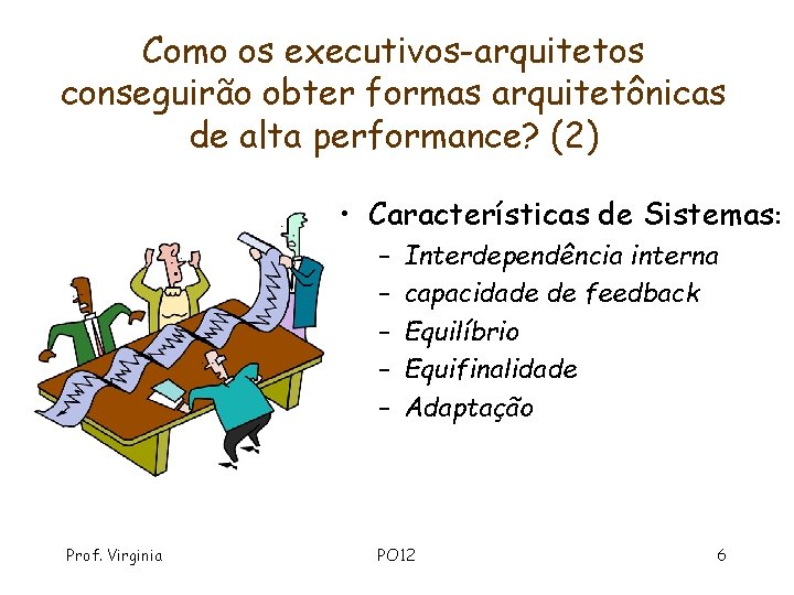 Como os executivos-arquitetos conseguirão obter formas arquitetônicas de alta performance? (2) • Características de