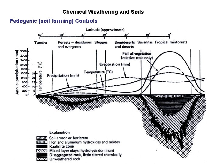 Chemical Weathering and Soils Pedogenic (soil forming) Controls 