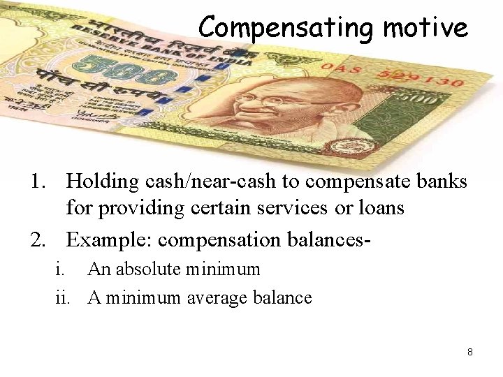 Cash Management Cash Cash is one of the