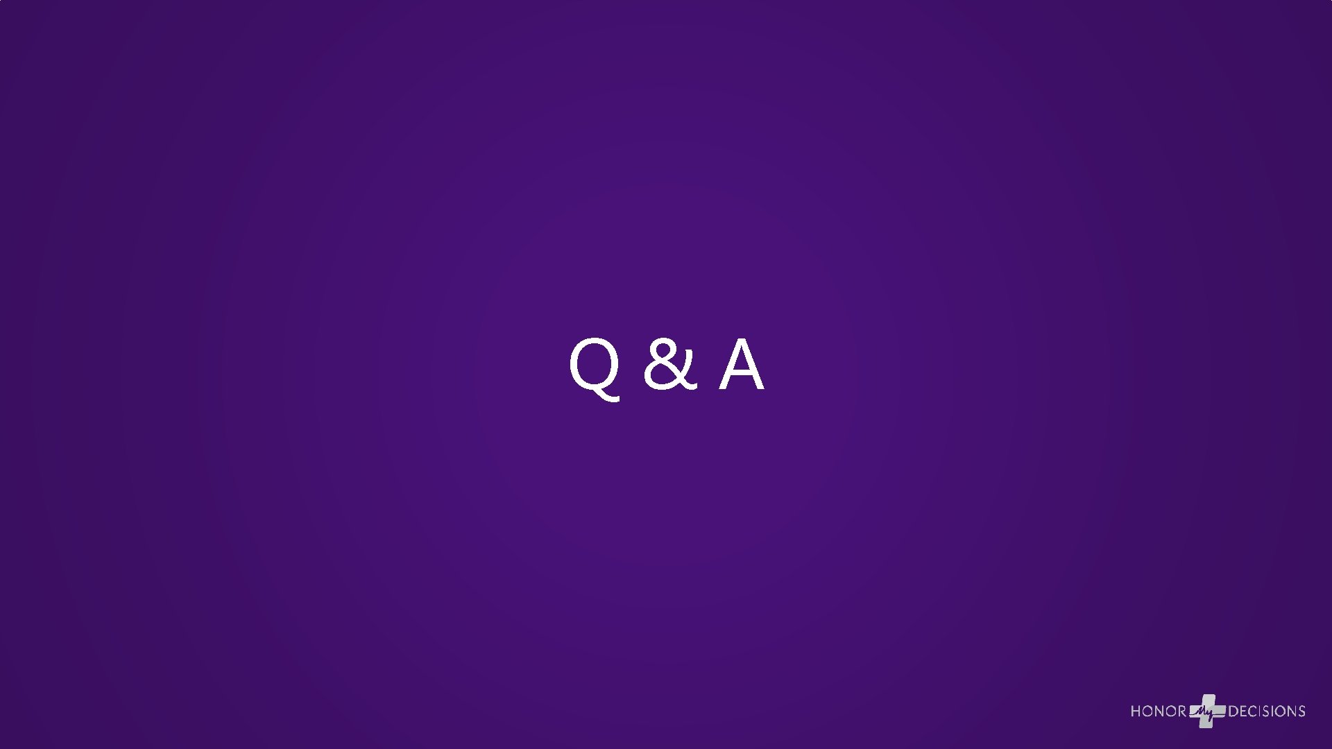 Q&A 