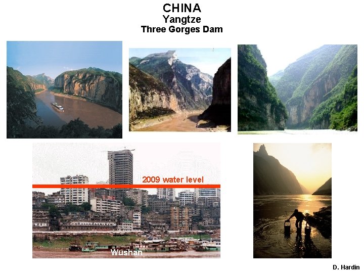 CHINA Yangtze Three Gorges Dam 2009 water level Wushan D. Hardin 