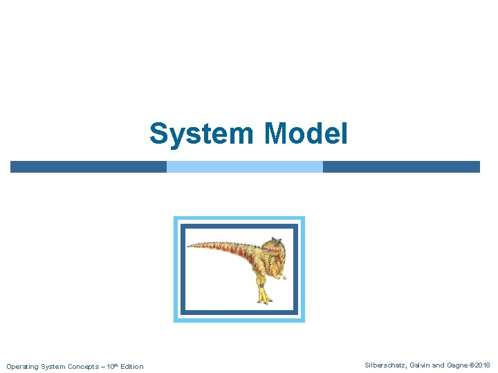 System Model Operating System Concepts – 10 th Edition Silberschatz, Galvin and Gagne ©