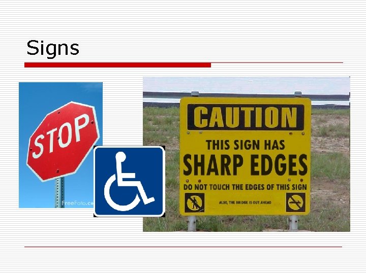 Signs Signs