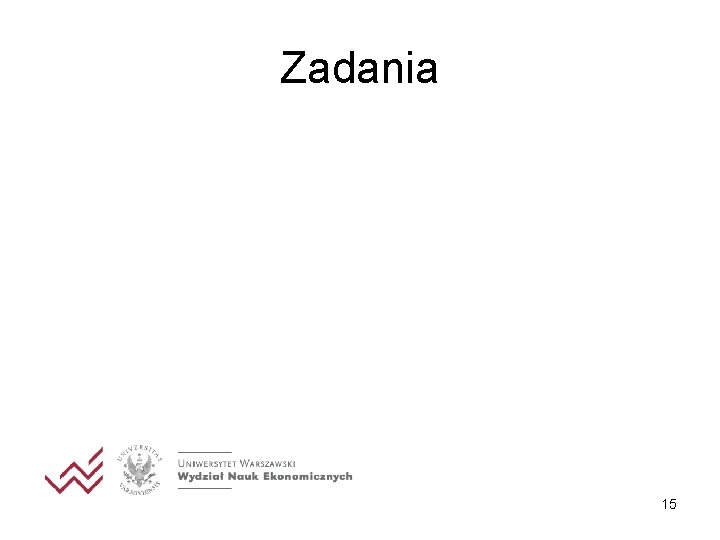 Zadania 15 