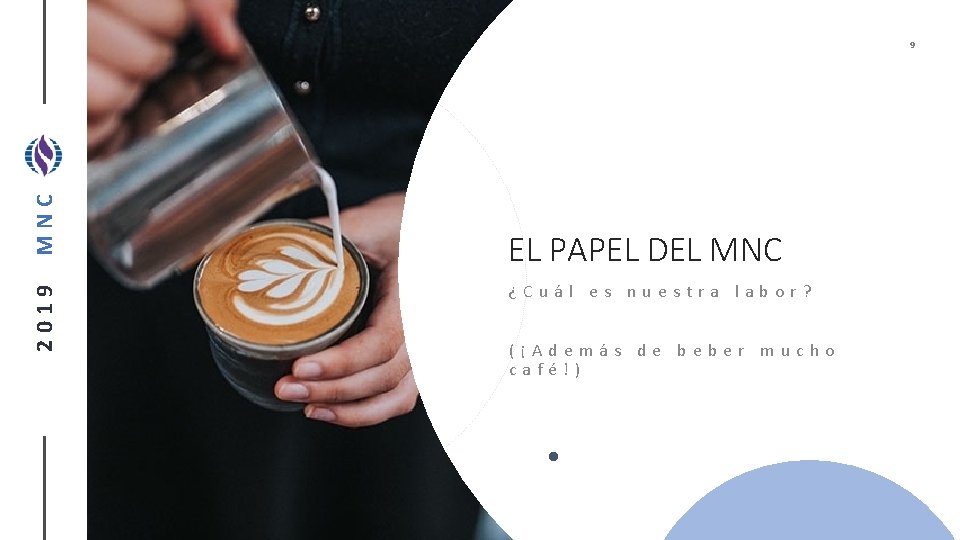 2019 MNC 9 EL PAPEL DEL MNC ¿Cuál es nuestra labor? (¡Además de beber