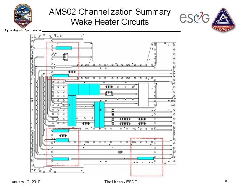 AMS 02 Channelization Summary Wake Heater Circuits Alpha Magnetic Spectrometer January 12, 2010 Tim