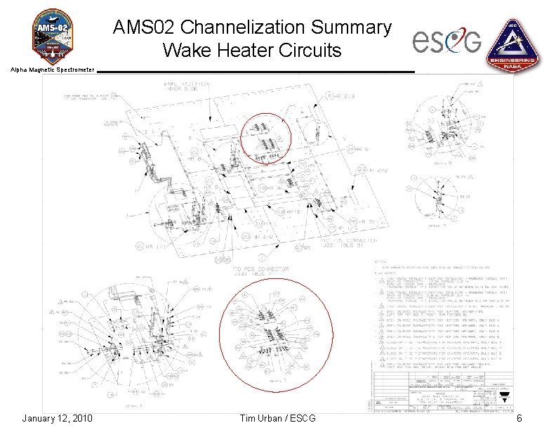 AMS 02 Channelization Summary Wake Heater Circuits Alpha Magnetic Spectrometer January 12, 2010 Tim