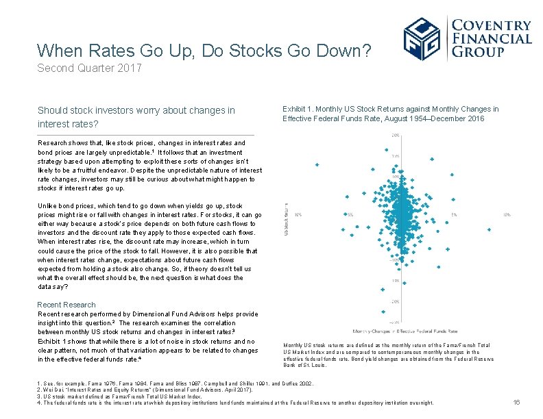 When Rates Go Up, Do Stocks Go Down? Second Quarter 2017 Should stock investors