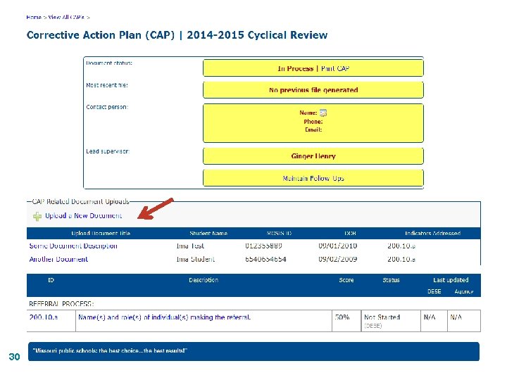 HOLD FOR SCREENSHOT FOR UPLOAD OF DOCUMENTS 30 