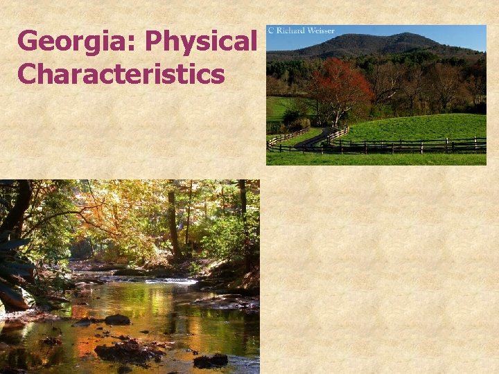 Georgia: Physical Characteristics 