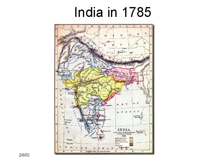 India in 1785 2/6/01 