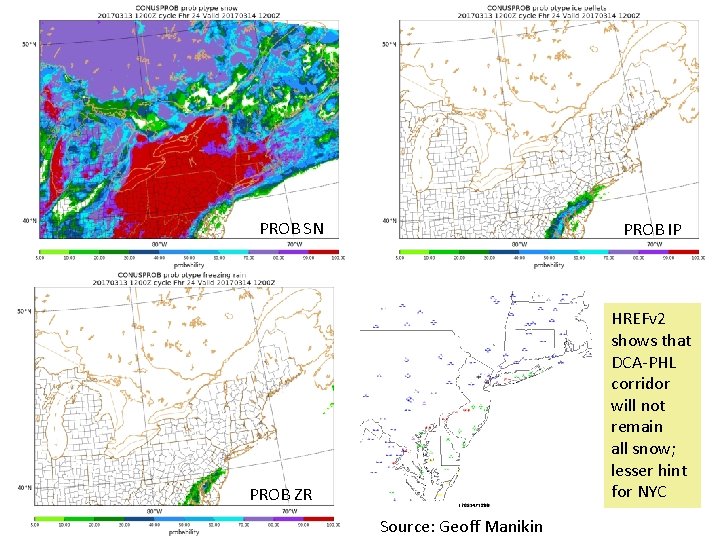 PROB SN PROB IP HREFv 2 shows that DCA-PHL corridor will not remain all