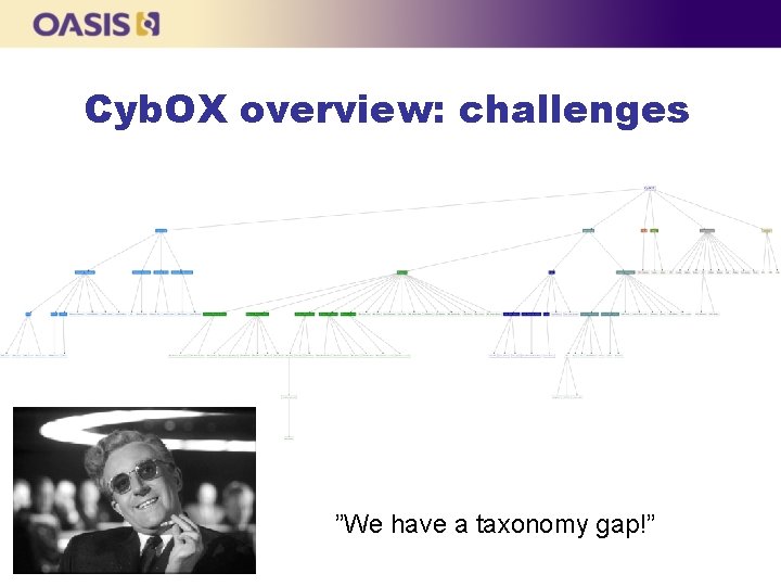 Cyb. OX overview: challenges ”We have a taxonomy gap!” 
