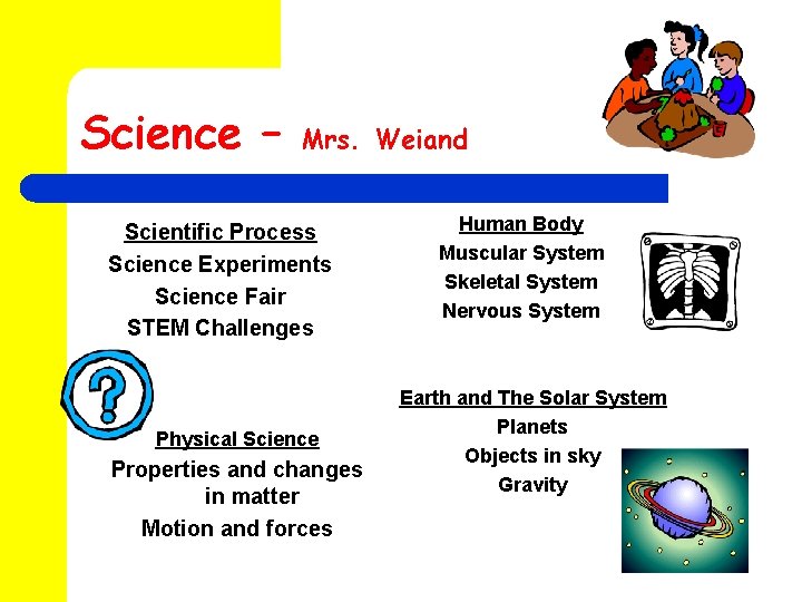 Science – Mrs. Weiand Scientific Process Science Experiments Science Fair STEM Challenges Physical Science