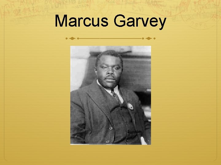 Marcus Garvey 