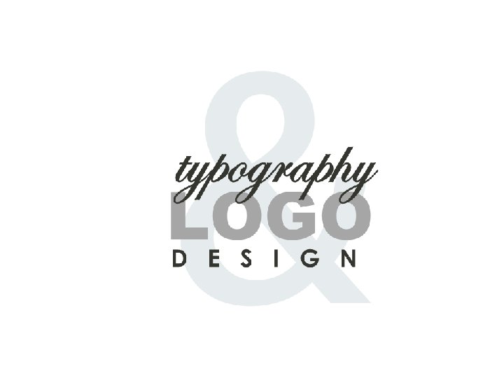 & typography LOGO D E S I G N & typography LOGO D E S I G N