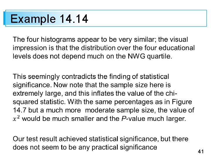 Example 14. 14 41 Example 14. 14 41