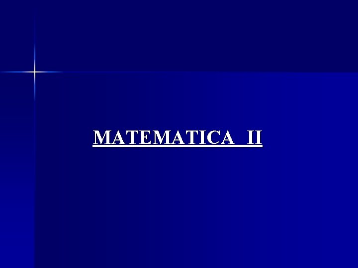 MATEMATICA II 