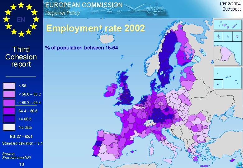EUROPEAN COMMISSION Regional Policy EN Third Cohesion report < 56. 0 – 60. 2