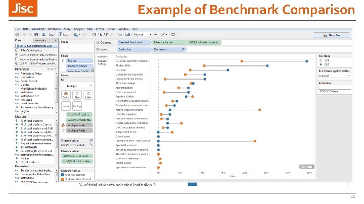 Example of Benchmark Comparison 12 