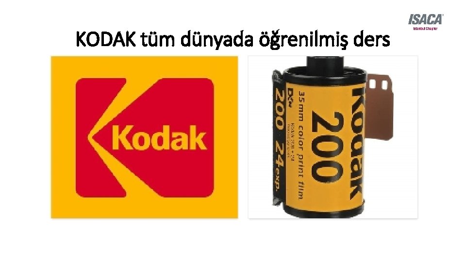 KODAK tüm dünyada öğrenilmiş ders 