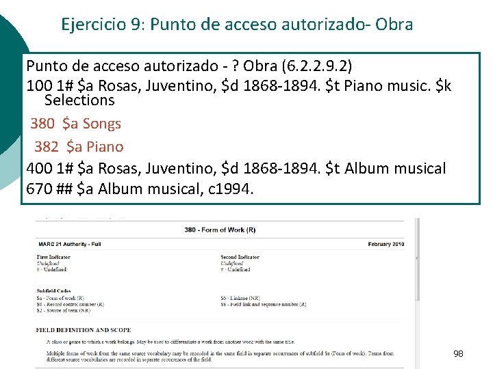Ejercicio 9: Punto de acceso autorizado- Obra Punto de acceso autorizado - ? Obra