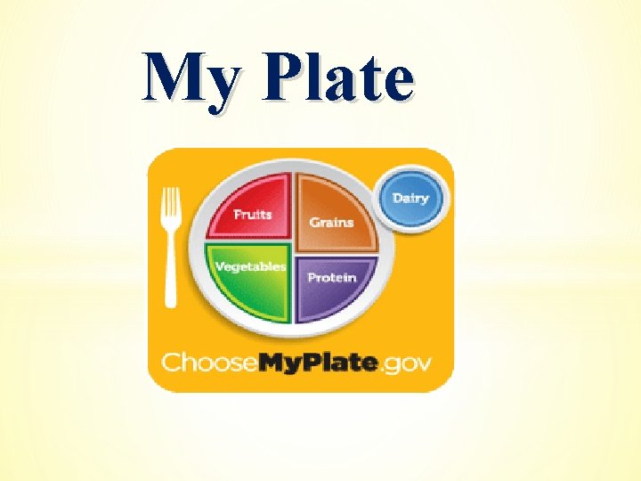 My Plate 