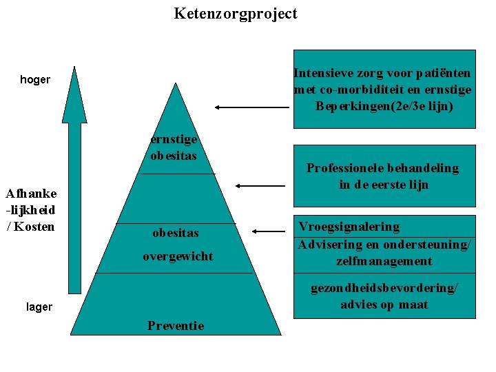 Ketenzorgproject Intensieve zorg voor patiënten met co-morbiditeit en ernstige Beperkingen(2 e/3 e lijn) hoger