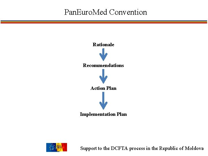 Pan. Euro. Med Convention Rationale Recommendations Action Plan Implementation Plan Support to the DCFTA