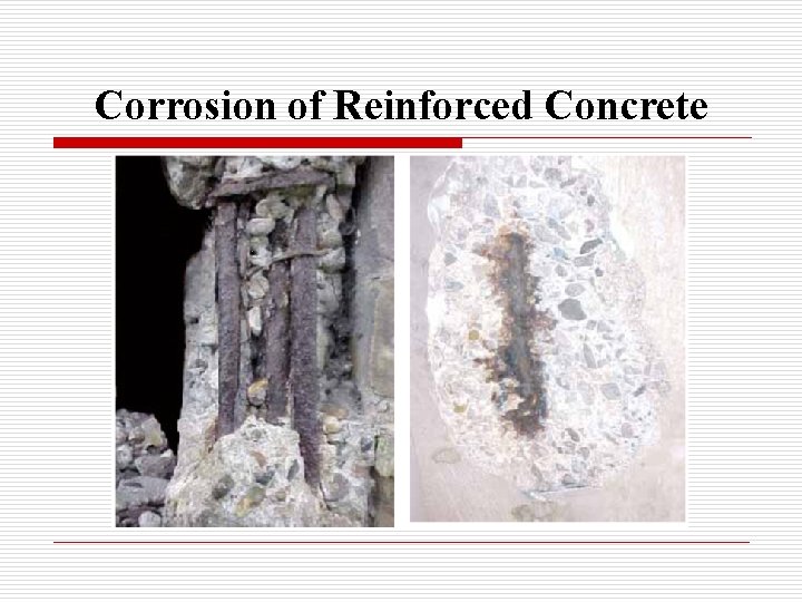 Corrosion of Reinforced Concrete 