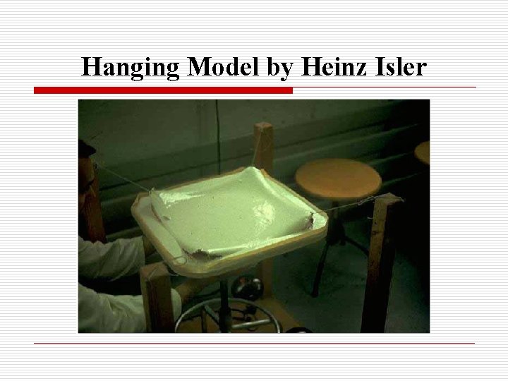 Hanging Model by Heinz Isler 