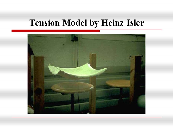 Tension Model by Heinz Isler 