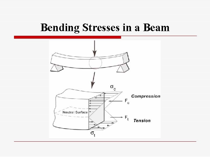 Bending Stresses in a Beam 