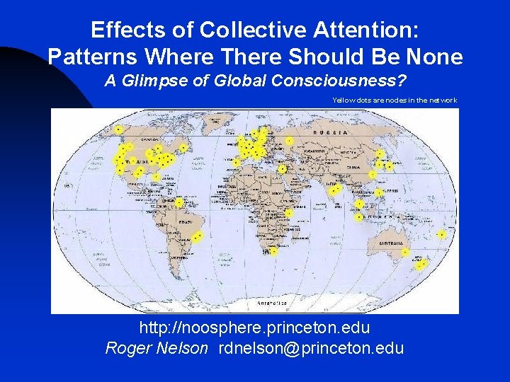 Effects of Collective Attention: Patterns Where There Should Be None A Glimpse of Global Effects of Collective Attention: Patterns Where There Should Be None A Glimpse of Global