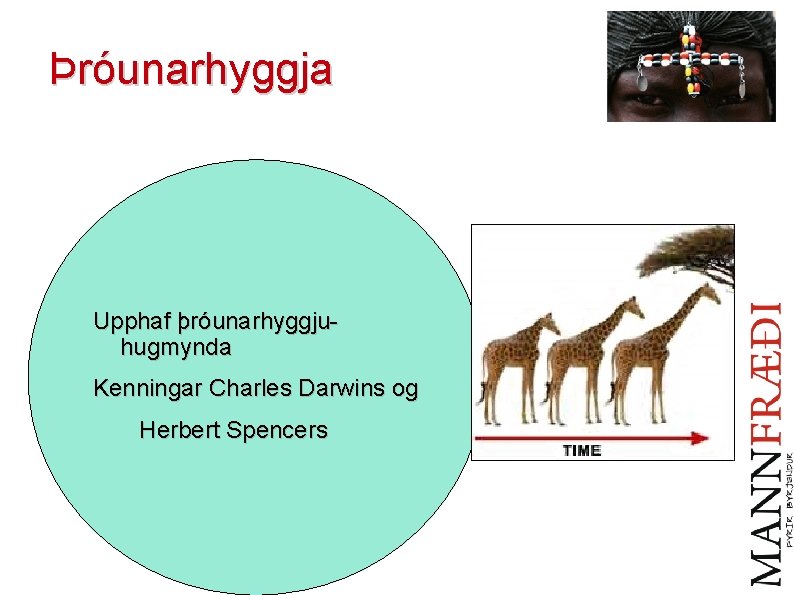 Þróunarhyggja Upphaf þróunarhyggjuhugmynda Kenningar Charles Darwins og Herbert Spencers 