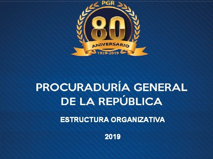 ESTRUCTURA ORGANIZATIVA 2019 