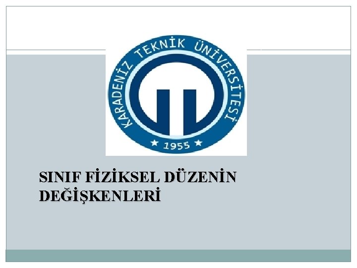 29 SINIF FİZİKSEL DÜZENİN DEĞİŞKENLERİ 