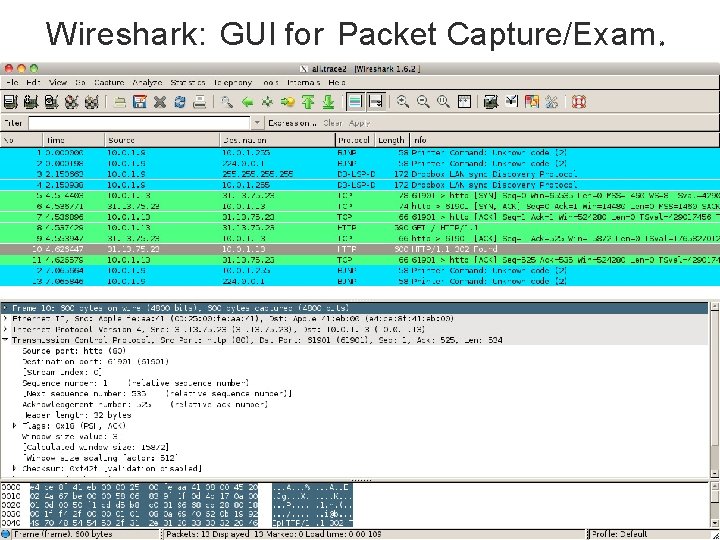 Wireshark: GUI for Packet Capture/Exam 篝 