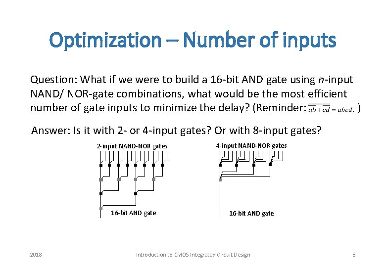 Lecture 15 Introduction to Integrated Circuit Design What