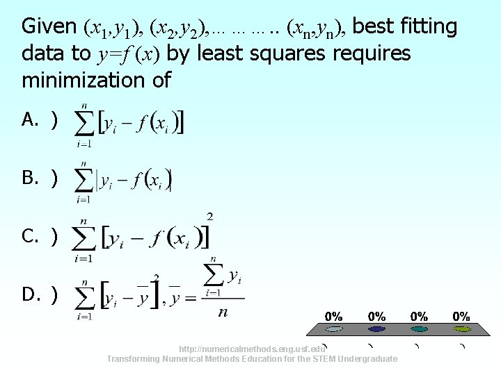 Given (x 1, y 1), (x 2, y 2), ………. . (xn, yn), best Given (x 1, y 1), (x 2, y 2), ………. . (xn, yn), best