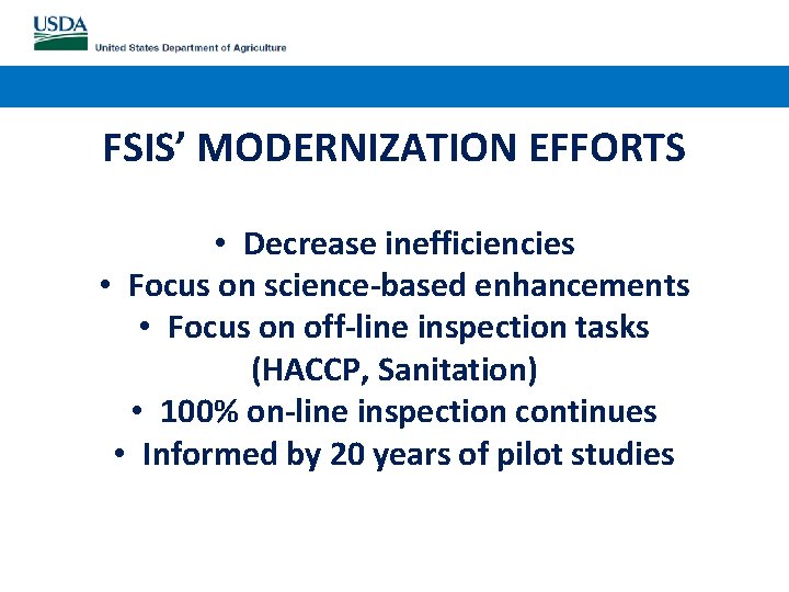 Fsis Methods Office of Food Safety Protecting Public Health and