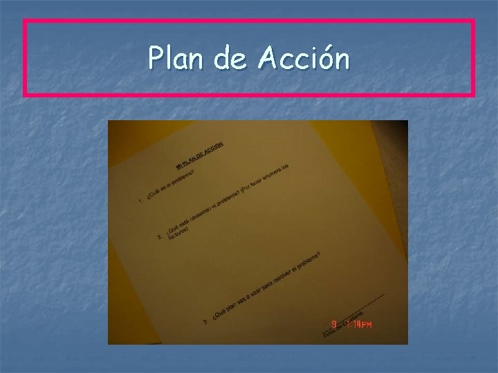 Plan de Acción 