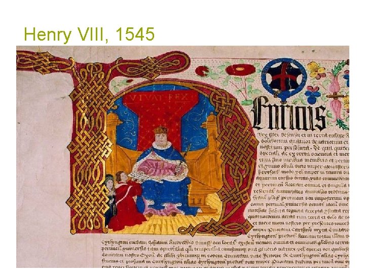 Henry VIII, 1545 www. hertsdirect. org Henry VIII, 1545 www. hertsdirect. org