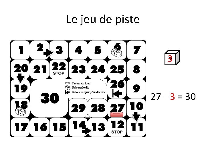 Le jeu de piste 3? 27 + 3 = 30 